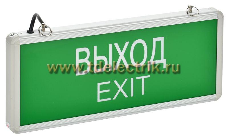Фотография №1, Светильник авар. ССА1001 центр. пит. ВЫХОД-EXIT IEK