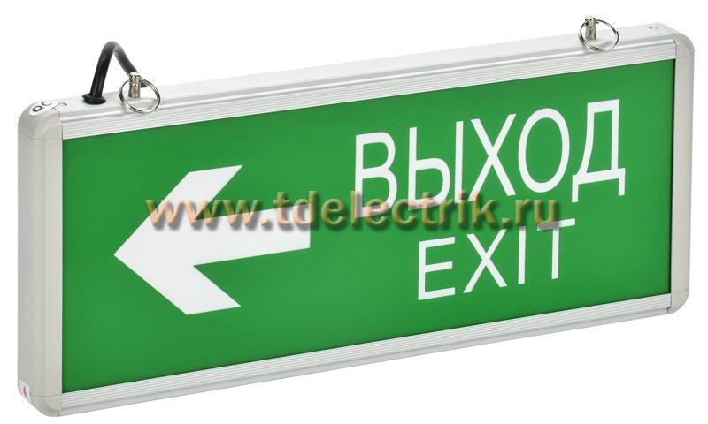 Фотография №1, Светильник авар. ССА1004 3Вт 1,5ч двуст. ВЫХОД-EXIT с/н IEK