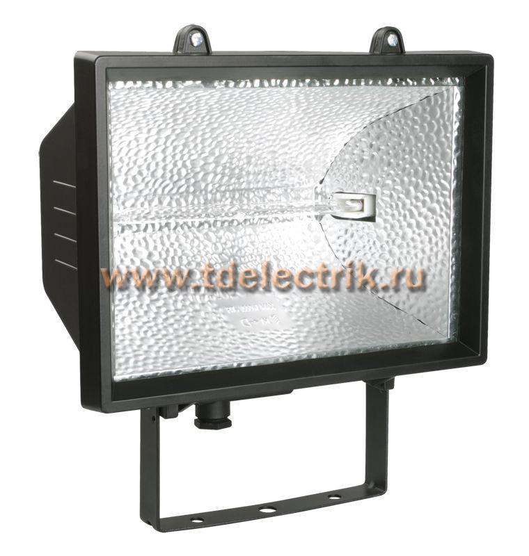Фотография №1, Прожектор ИО1500 галоген. черный IP54 IEK