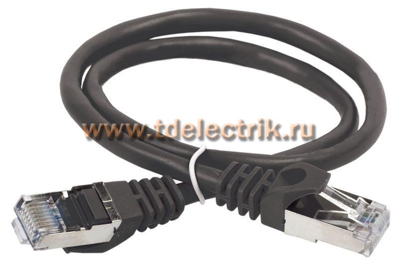 Фотография №1, Коммутационный шнур (патч-корд) кат. 6 FTP PVC 1м черный