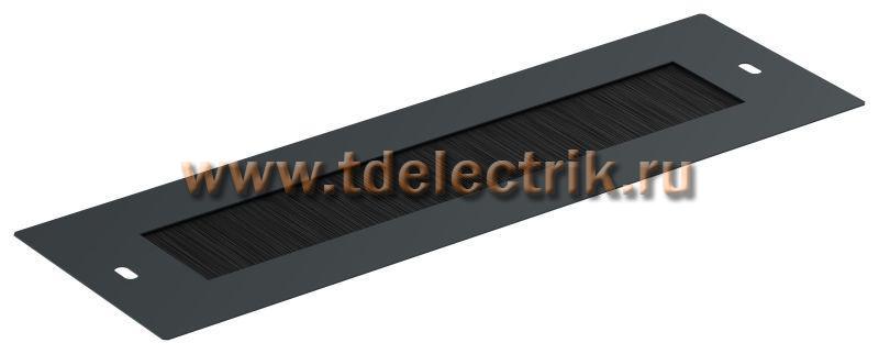 Фотография №1, ITK LINEA S Щеточный кабельный ввод черный