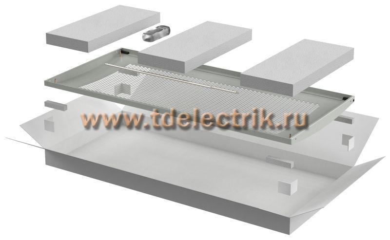 Фотография №1, ITK LINEA N Дверь перфорированная 800мм для шкафа 42U серая