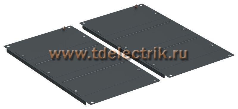 Фотография №1, ITK LINEA S Панель основания шкафа 800х1200мм черная (2шт/компл)