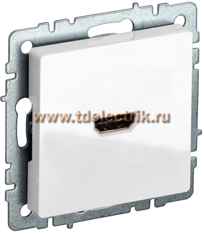 Фотография №1, BRITE Розетка HDMI РHDMI-0-БрБ бел. IEK