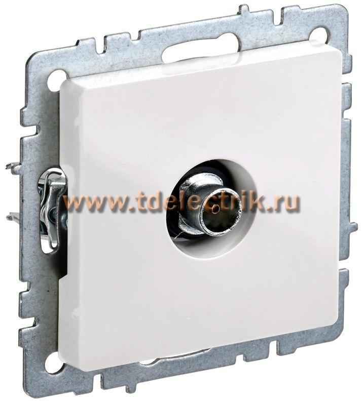 Фотография №1, BRITE Розетка TV оконечная РТВ11-0-БрБ бел. IEK