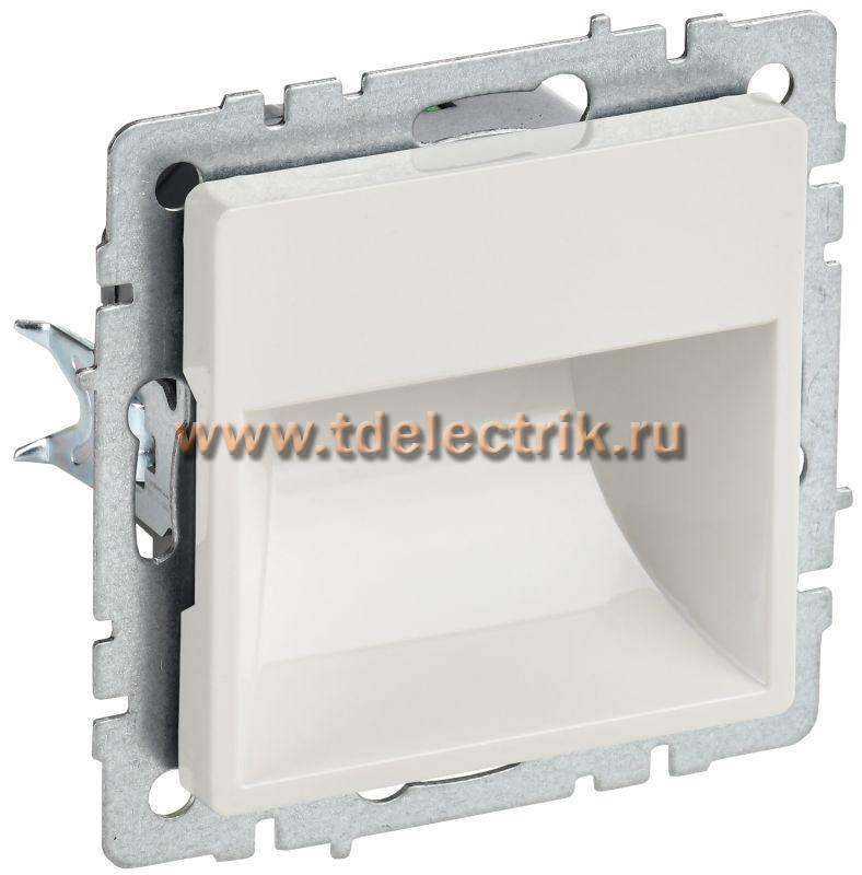 Фотография №1, BRITE Подсветка LED встраиваемая ПЛ20-БрБ бел. IEK