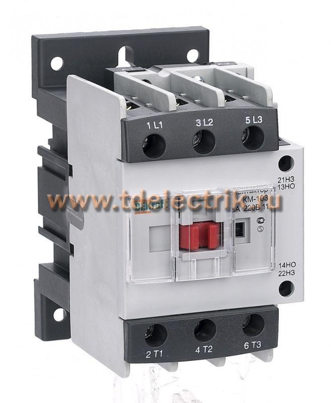 Фотография №1, Контактор 40А 380В АС3 1НО+1НЗ КМ-103 DEKraft