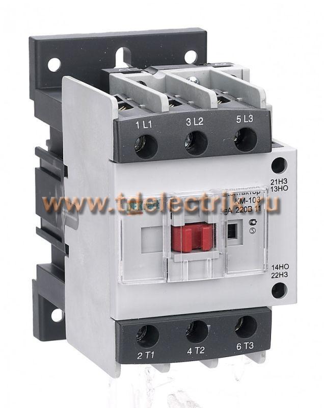 Фотография №1, Контактор 50А 220В АС3 1НО+1НЗ КМ-103 DEKraft