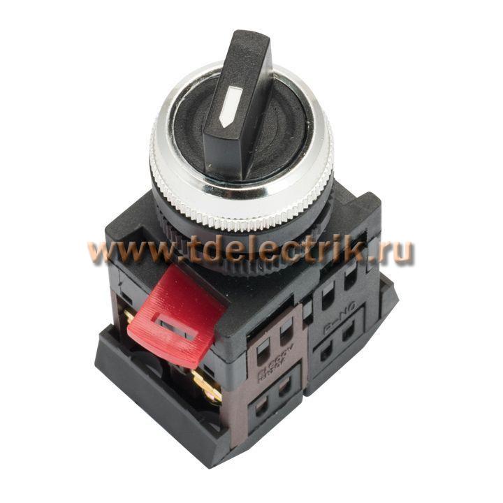 Фотография №1, Переключатель  АС-22 2P черный NO+NC EKF EKF PROxima