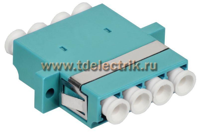 Фотография №1, Адаптер оптический проходной LC-quad OM3 UPC