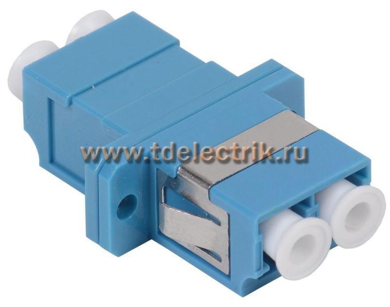 Фотография №1, Адаптер оптический проходной LC-duplex OS2 UPC
