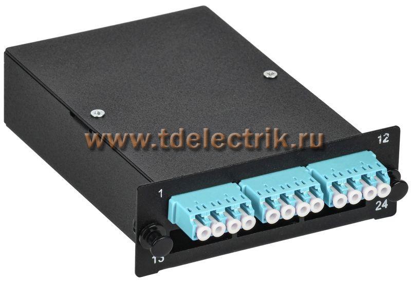 Фотография №1, Кассета для кросса ST OM3 MTP female 3хLC-quad (12 ОВ)