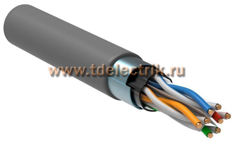 Фотография №1,  Витая пара F/UTP кат.6 4x2х23AWG solid PVC серый (305м)