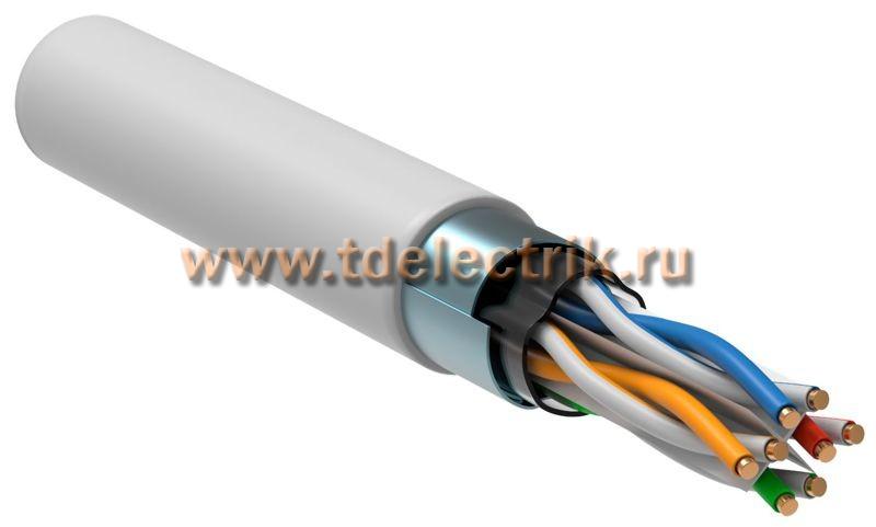 Фотография №1,  Витая пара F/UTP кат.6 4х2х23AWG solid PVCLS нг(А)-LSLTx белый (305м)