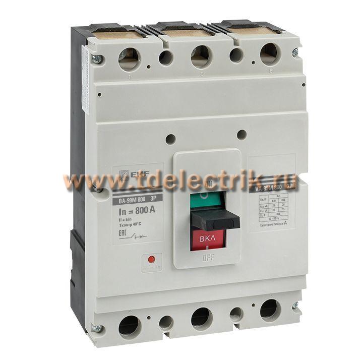 Фотография №1, Выключатель автоматический ВА-99М 800/800А 4P 5In 50кА EKF PROxima 