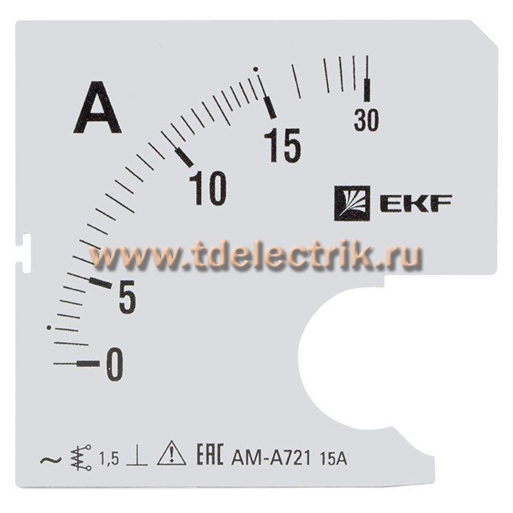 Фотография №1, Шкала сменная для A721 15/5А-1,5 EKF PROxima
