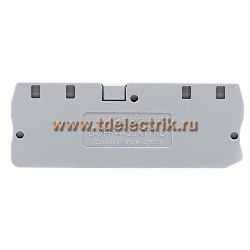 Фотография №1, Изолятор торцевой для клеммы VPR-4-QUATTRO