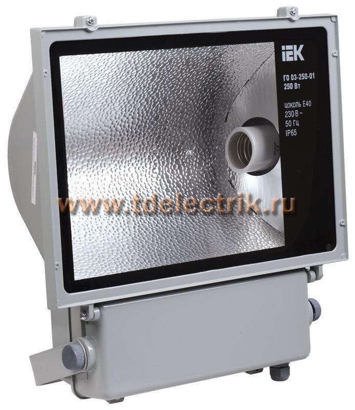 Фотография №1, Прожектор ГО03-250-01 250Вт E40 симметричный IP65 + ТТУ IEK