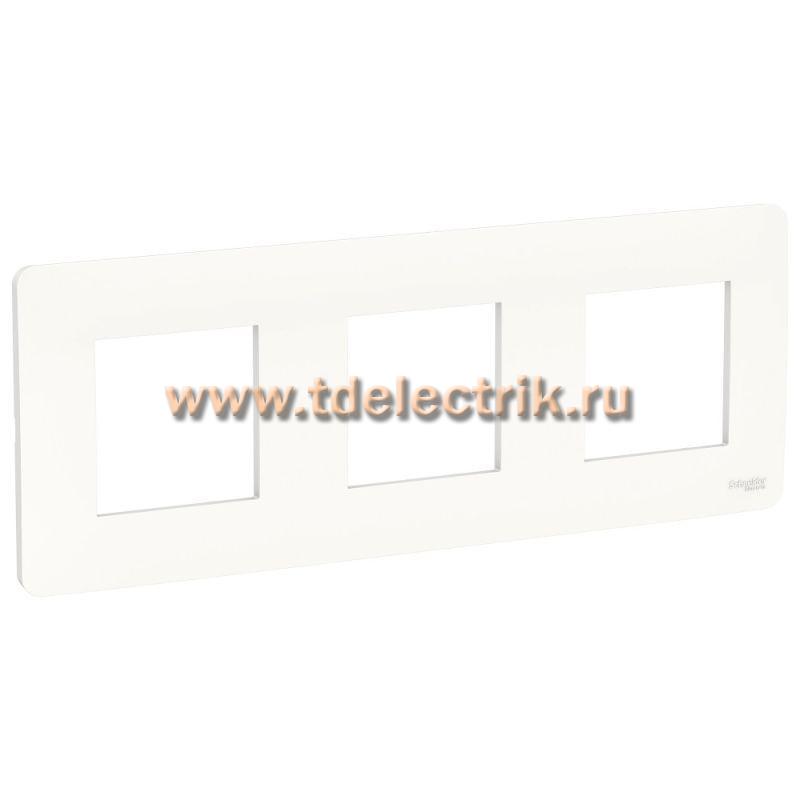Фотография №1, UNICA STUDIO рамка 3-постовая, белый
