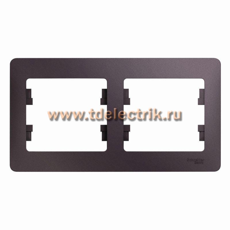 Фотография №1, GLOSSA 2-постовая РАМКА горизонтальная СИРЕНЕВЫЙ ТУМАН