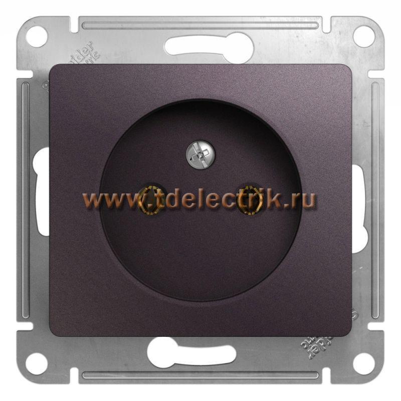 Фотография №1, GLOSSA РОЗЕТКА без заземления16А 250В механизм СИРЕНЕВЫЙ ТУМАН