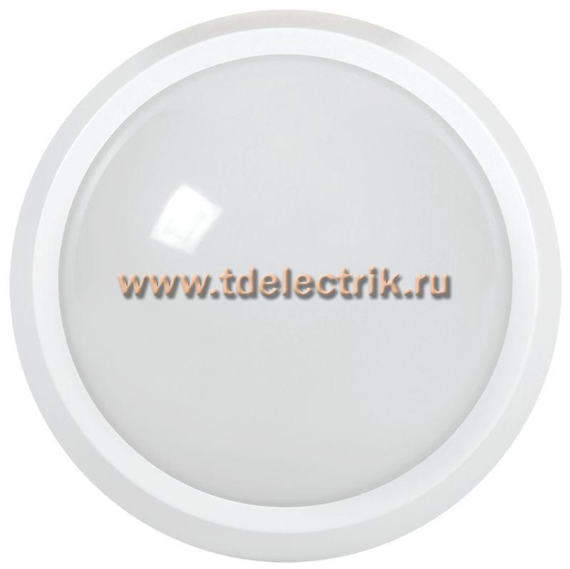 Фотография №1, Светильник LED ДПО 5061 24Вт 6500К IP65 круг белый IEK
