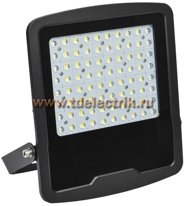 Фотография №1, Прожектор LED СДО 08-200 PRO 30град 5000К IP65 черный IEK