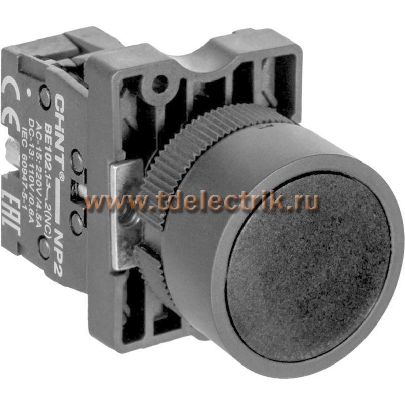 Фотография №1, Кнопка управления NP2-EA21 без подсветки черная 1НО, IP40 (R)