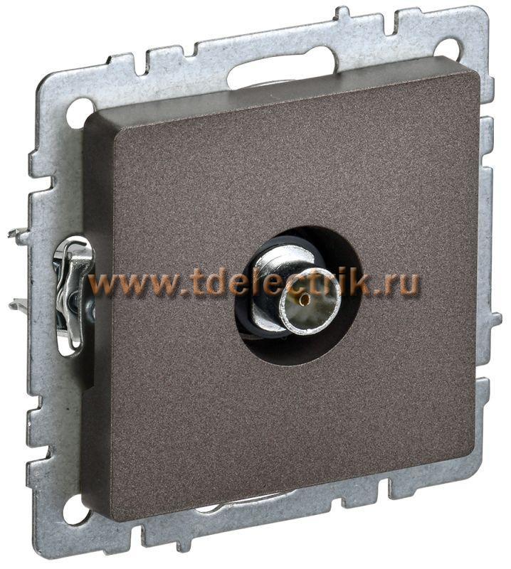 Фотография №1, BRITE Розетка TV оконечная РТВ11-0-БрТБ бр. IEK