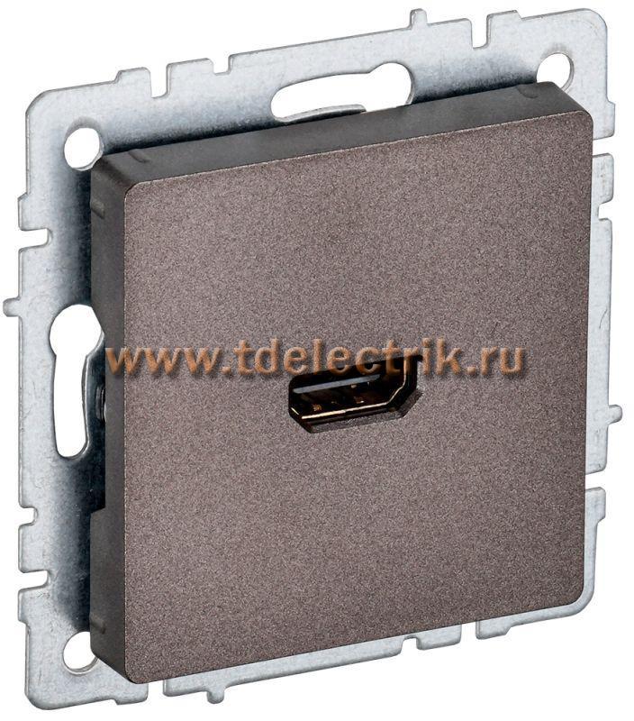 Фотография №1, BRITE Розетка HDMI РHDMI-0-БрТБ бр. IEK
