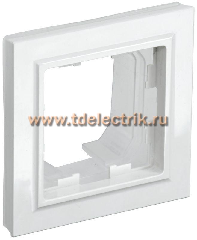 Фотография №1, BRITE Рамка 1-мест. IP44 РУ-1-БрБ-44 бел. IEK