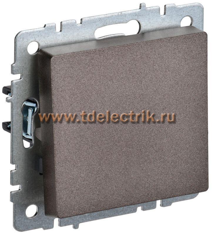 Фотография №1, BRITE Выключатель 1-кл. самовозвратн. 10А ВС10-1-4-БрТБ бр. IEK