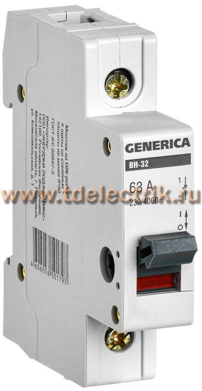 Фотография №1, ВН-32 Серия GENERICA ИЭК
