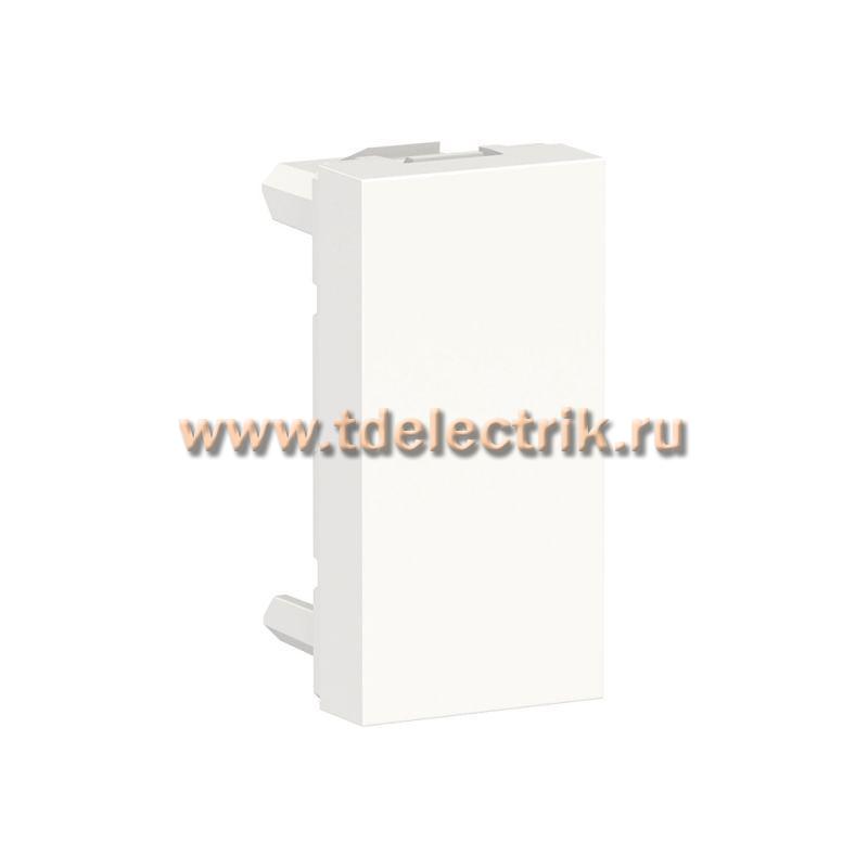 Фотография №1, UNICA MODULAR ЗАГЛУШКА, 1 модуля, белый