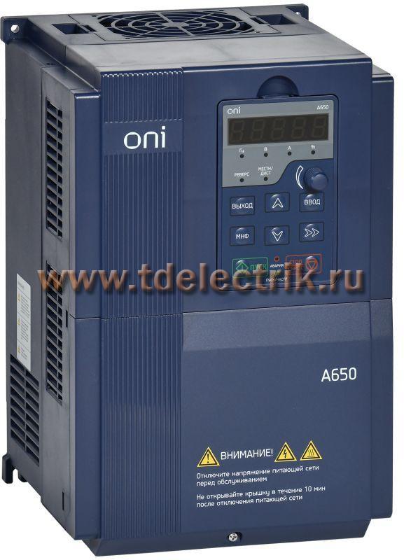 Фотография №1, Преобразователь частоты A650 380В 3Ф 15кВт 32А M ONI