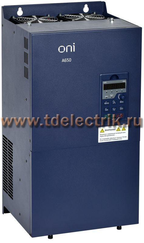 Фотография №1, Преобразователь частоты A650 380В 3Ф 160кВт 304А M ONI
