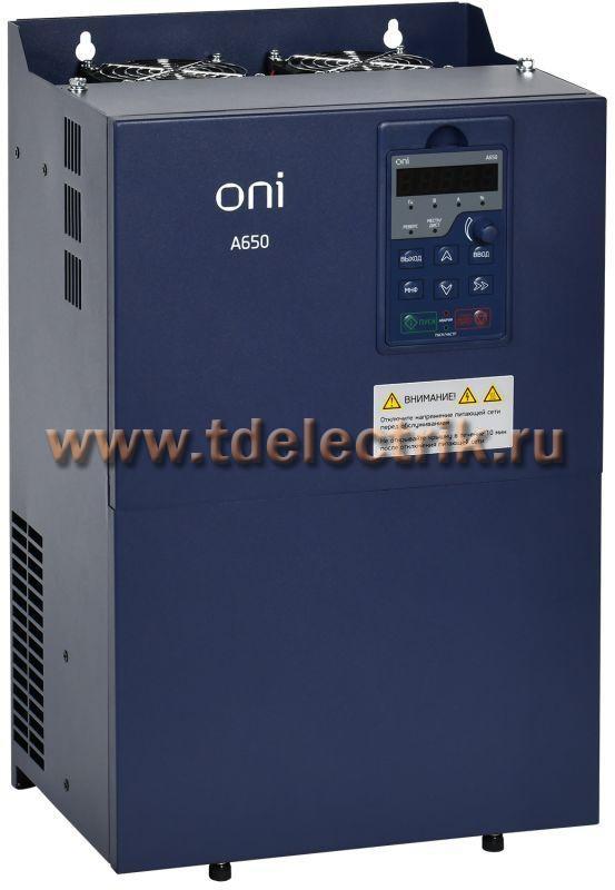 Фотография №1, Преобразователь частоты A650 380В 3Ф 90кВт 176А M ONI