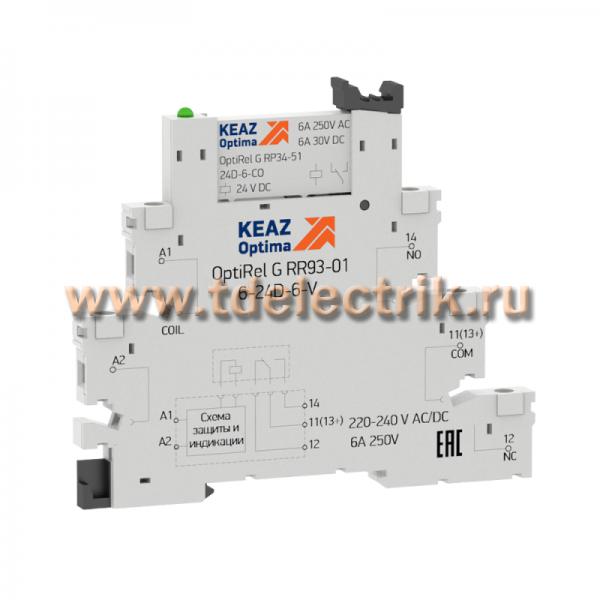 Фотография №1, OptiRel G RM38 Релейный модуль 6 А
