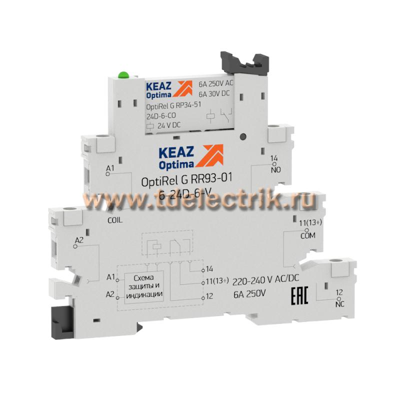 Фотография №1, Релейный модуль OptiRel G RM38-51-24U-6-V-CO