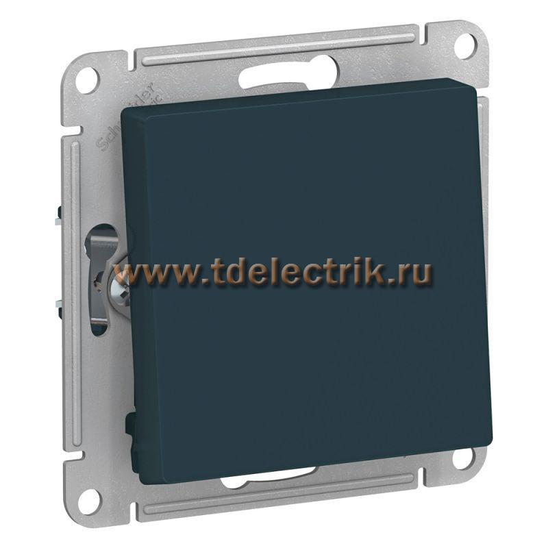 Фотография №1, ATLASDESIGN 1-клавишный переключатель  сх.6  10АХ  механизм  изумруд