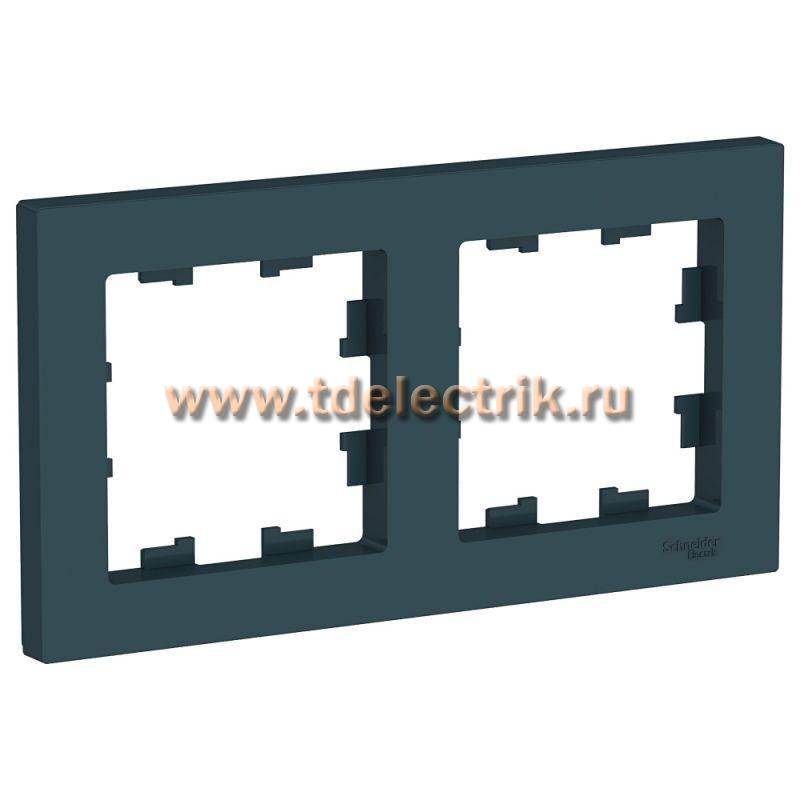 Фотография №1, ATLASDESIGN 2-постовая Рамка  универсальная  изумруд