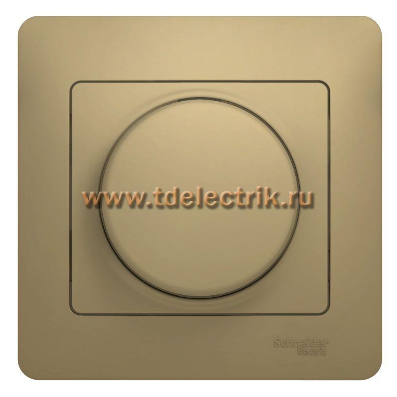 Фотография №1, GLOSSA СВЕТОРЕГУЛЯТОР (диммер) поворотный 300Вт в сборе ТИТАН