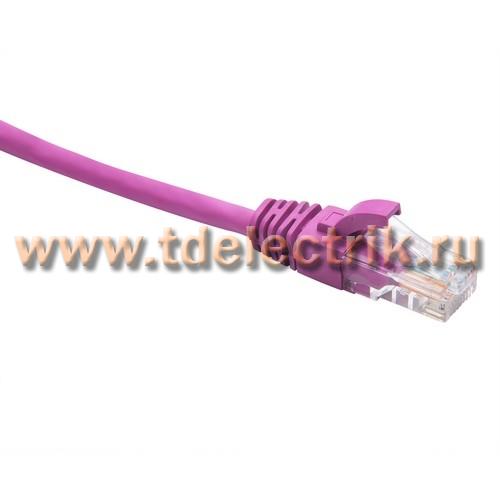 Фотография №1, Коммутационный шнур U/UTP категория 5e LSZH нг(А)-HF 2,0 м, маджента