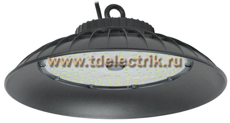 Фотография №1, Светильник ДСП 3009 PRO 150Вт 120гр 6500К IP65 алюминий IEK