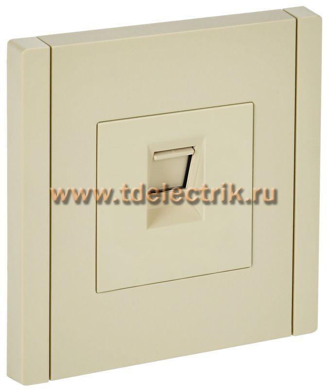 Фотография №1, FORTE&PIANO Розетка комп. RJ45 кат.5E FP432 ван. IEK