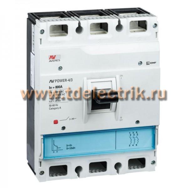 Фотография №1, Выключатели силовые до 1600А AV Power EKF AVERES