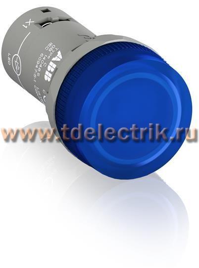 Фотография №1, Лампа CL2-502L синяя со встроенным светодиодом 24ВAC/DC