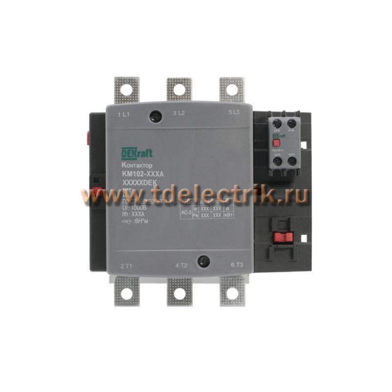 Фотография №1, Контактор 185А 110В АС3 АС4 1НО+1НЗ КМ-102