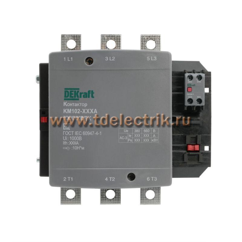 Фотография №1, Контактор 330А 110В АС3 АС4 1НО+1НЗ КМ-102