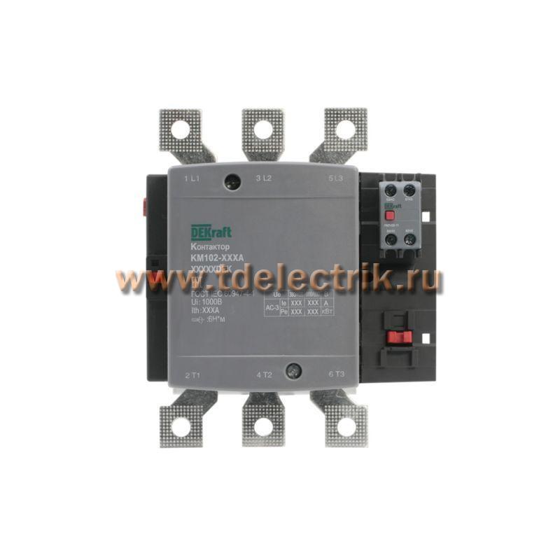 Фотография №1, Контактор 225А 110В АС3 АС4 1НО+1НЗ КМ-102